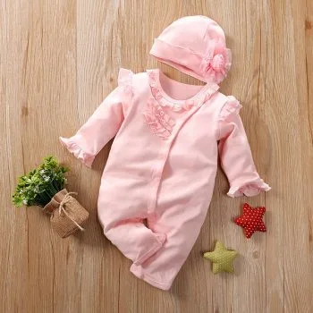 Cozy Snowflake Romper (Including Cap)