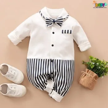 Snow Drift Baby Romper