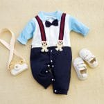Snowy Bear Baby Romper