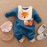 Little Snow hunny Romper (Including Baby Bib)