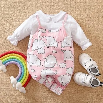 Baby's Winter Wonder Romper