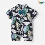 Organic Cotton Baby Romper