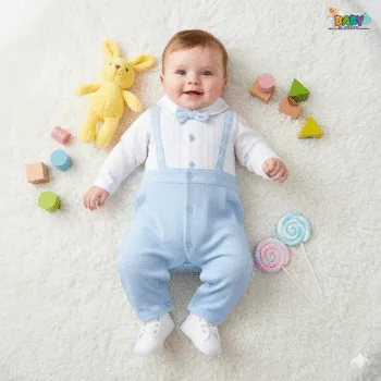 Cozy Winter Baby Romper