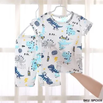 Dino Cotton T-Shirt