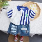 Ocean Waves Comfort Tee Set