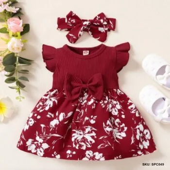 Baby Frock(including Hair Band)