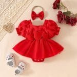 Little Dreamer Frock Romper(Including headband)