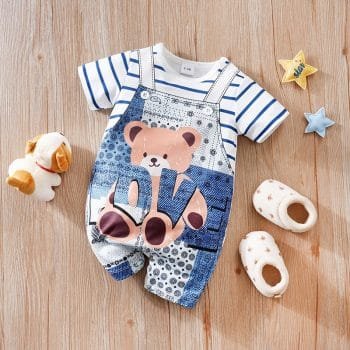 Mini Adventure Cotton Romper