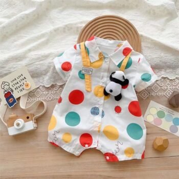 Pure Cotton Panda Romper