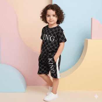 Tiny Trendsetter Cotton Suit