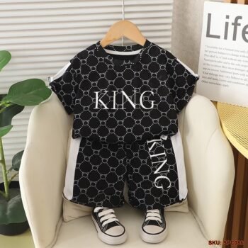 Tiny Trendsetter Cotton Suit