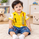 Charming Prince Party Set (T-shirt+Koti+Pant)