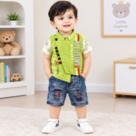 Little Star Party Set (T-shirt+Koti+Pant)