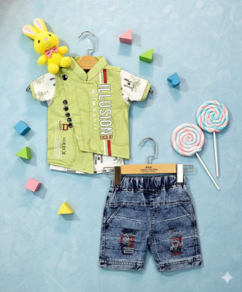 Little Star Party Set (T-shirt+Koti+Pant)