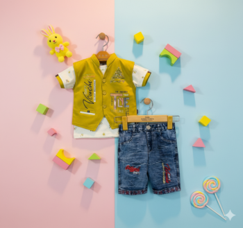 Little Star Party Set (T-shirt+Koti+Pant)