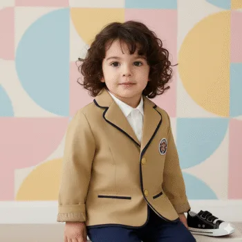 Kids Khaki 1-Piece Blazer (Winter Edition)