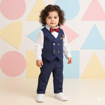 Kids Blue Party Suit