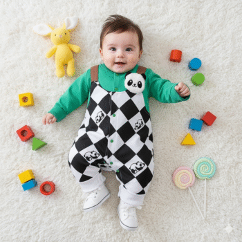 Little Star Panda Romper