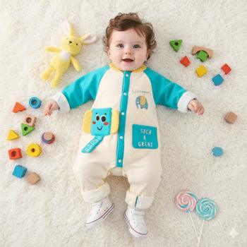 Woolen Giraffe Romper