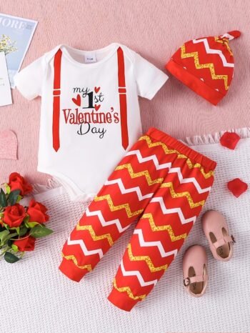 Kids Valentine's Outfit (with Cap+Keeper+Pant)