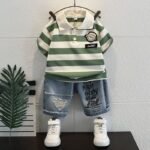Kids Polo Denim Set