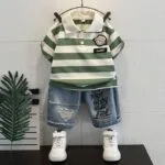 Kids Polo Denim Set