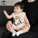 3D Penguin Romper