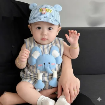 Cute Elephant Romper