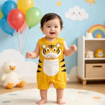 Little Tiger Baby Summer Romper