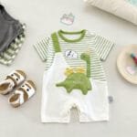 Little Dino Cotton Romper