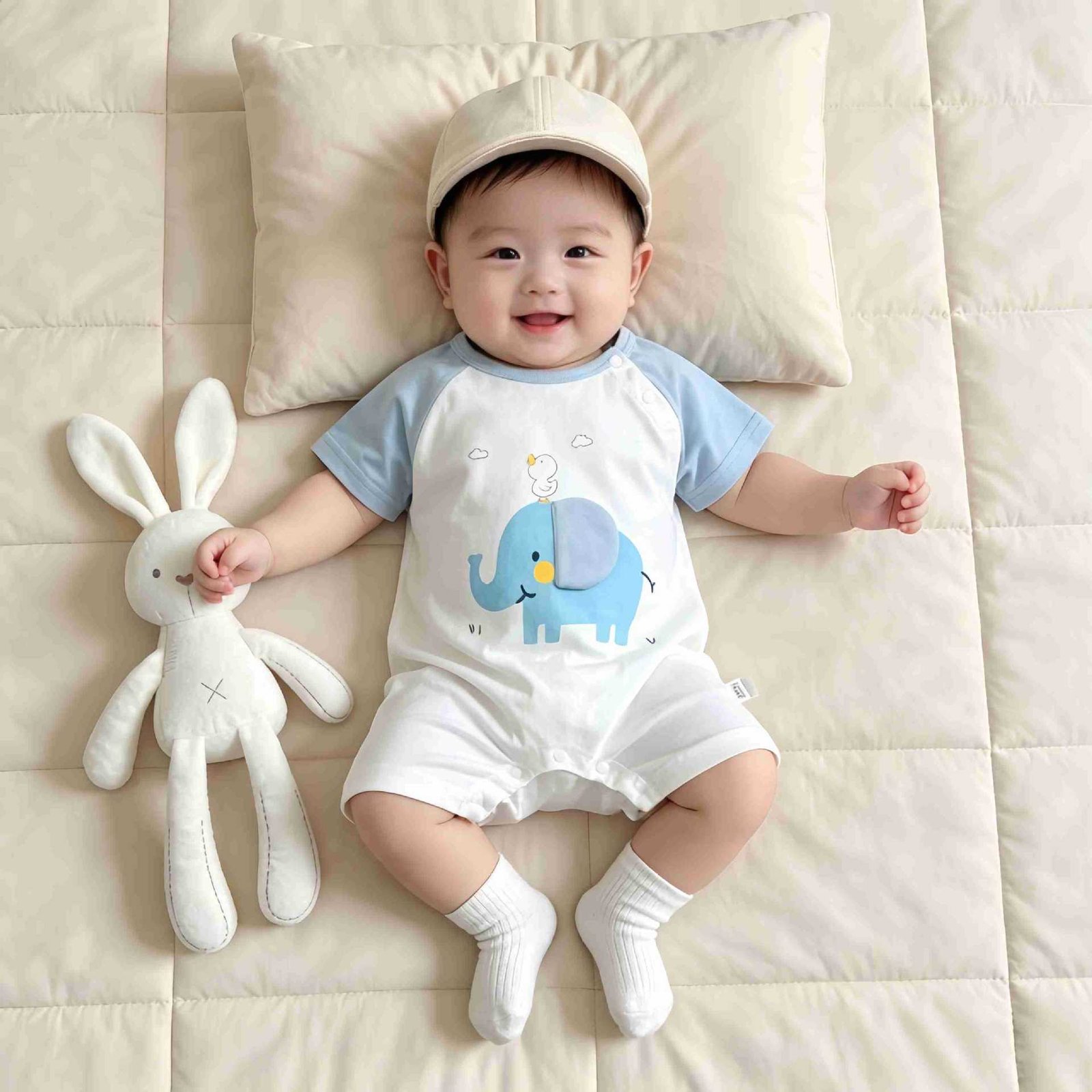 Cute Elephant Romper