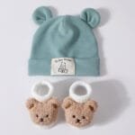 Baby Bear Soft Hat + Knitted Socks