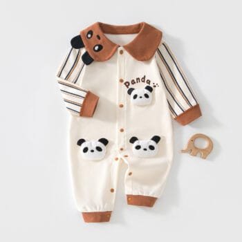 3D Panda Doll Romper