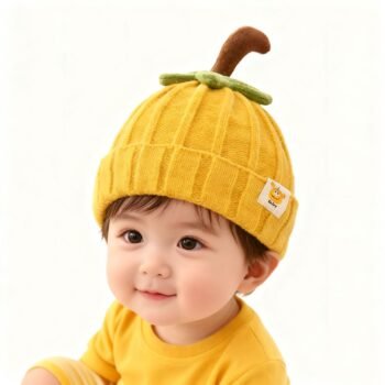 Warm Pumpkin Baby hat
