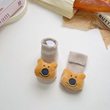 3D bear socks