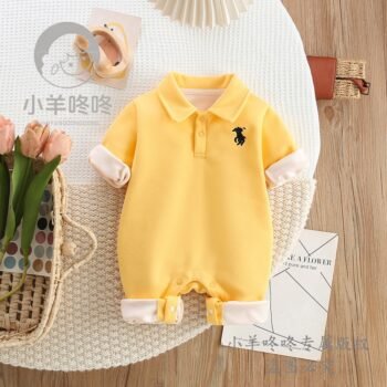 Thick Cotton Heavy winter Polo Romper