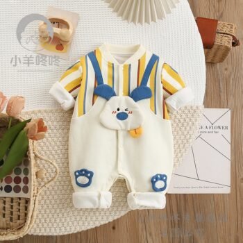 Cute Puppy Winter Romper