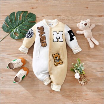 Cute Bear Winter Romper