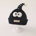 Soft and fluffy knitted hat for boys and girls